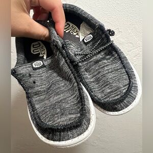 Hey Dude Wally stretch gray shoes size 11